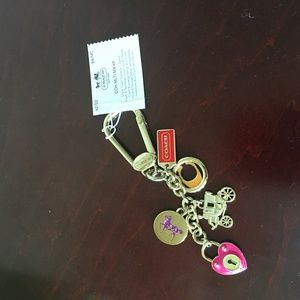 NEW COACH Keychain/Bag charm